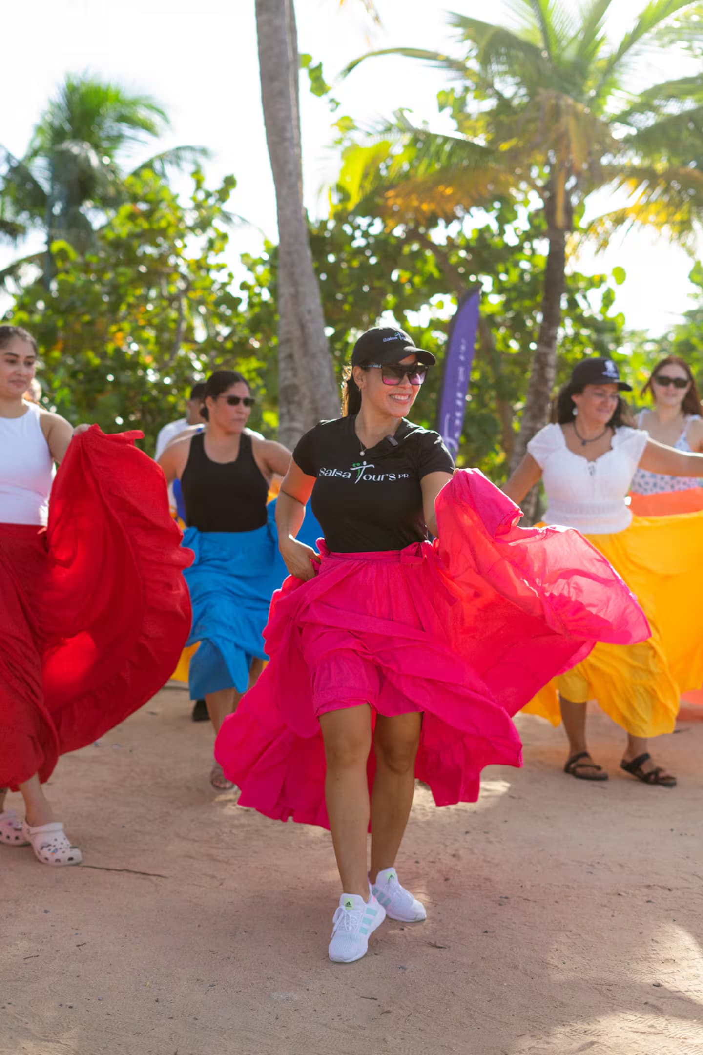 Puerto Rican Folklore Bomba Beach Class with Live Music