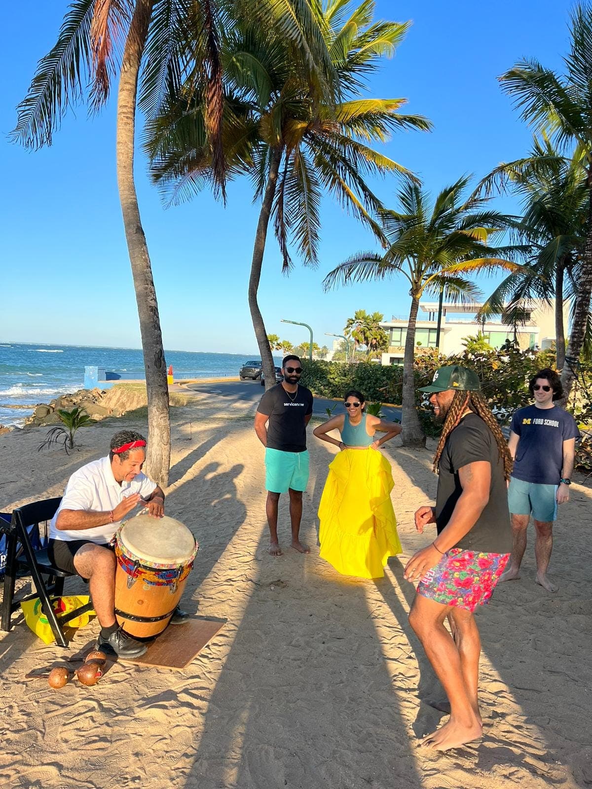 Puerto Rican Folklore Bomba Beach Class with Live Music - Image 2